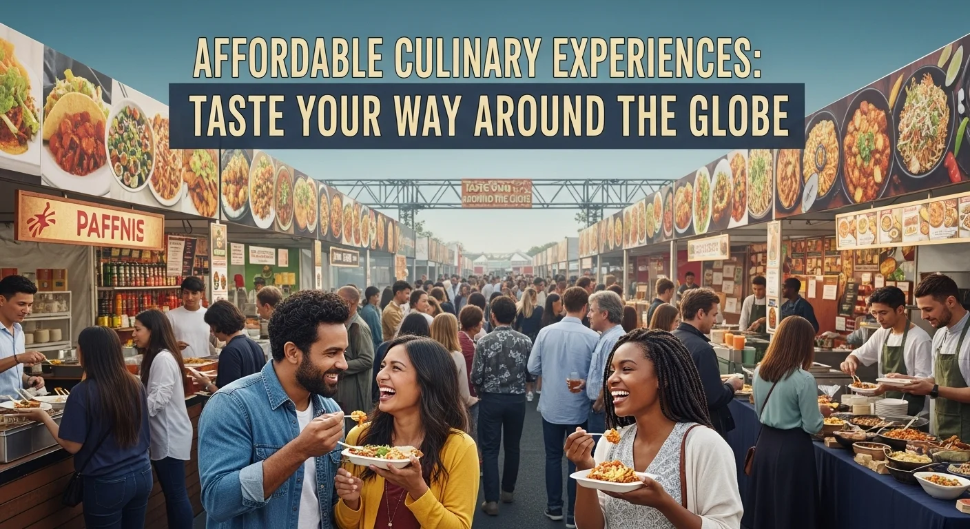 Affordable Culinary Experiences: Taste Your Way Around the Globe
