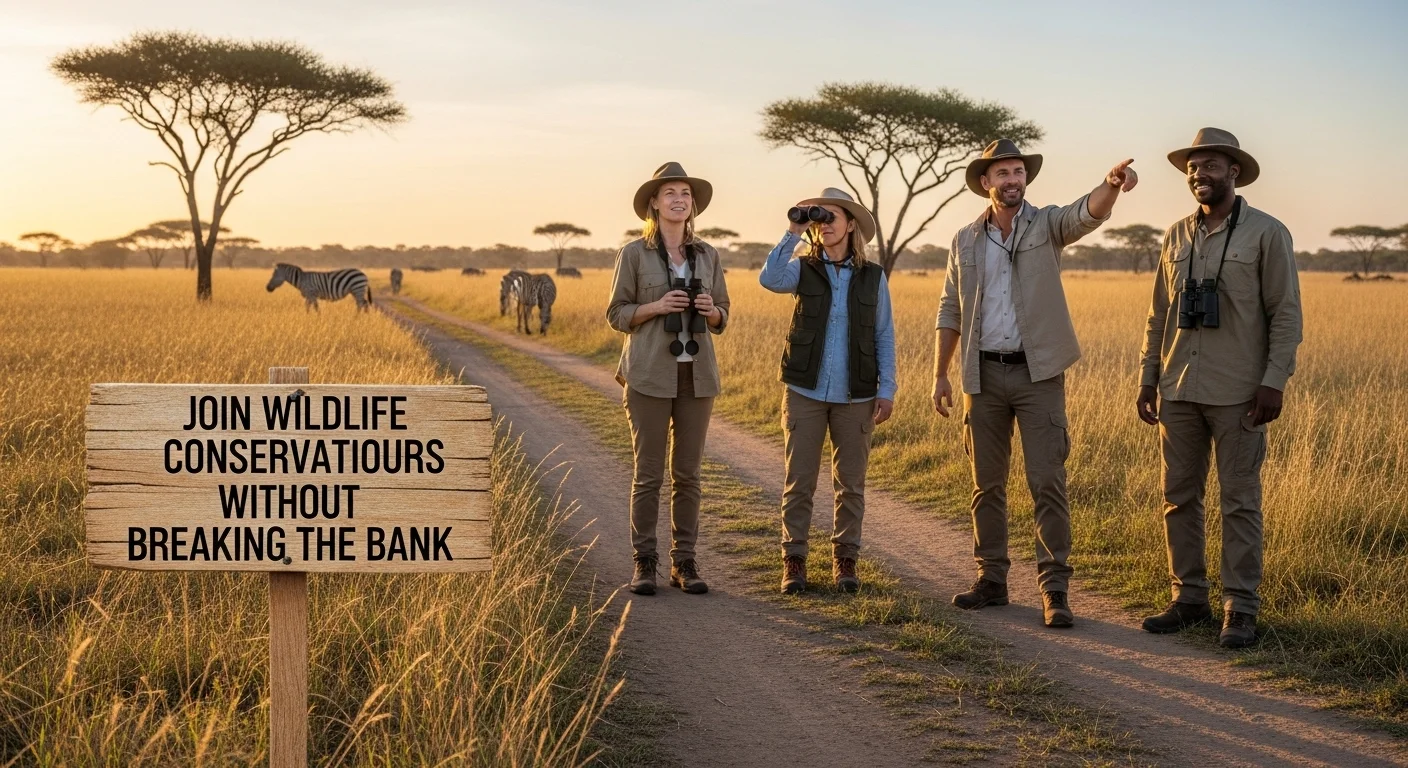 Join Wildlife Conservation Tours Without Breaking the Bank