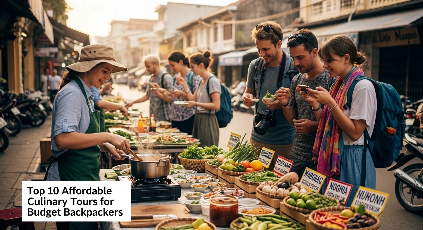 Top 10 Affordable Culinary Tours for Budget Backpackers