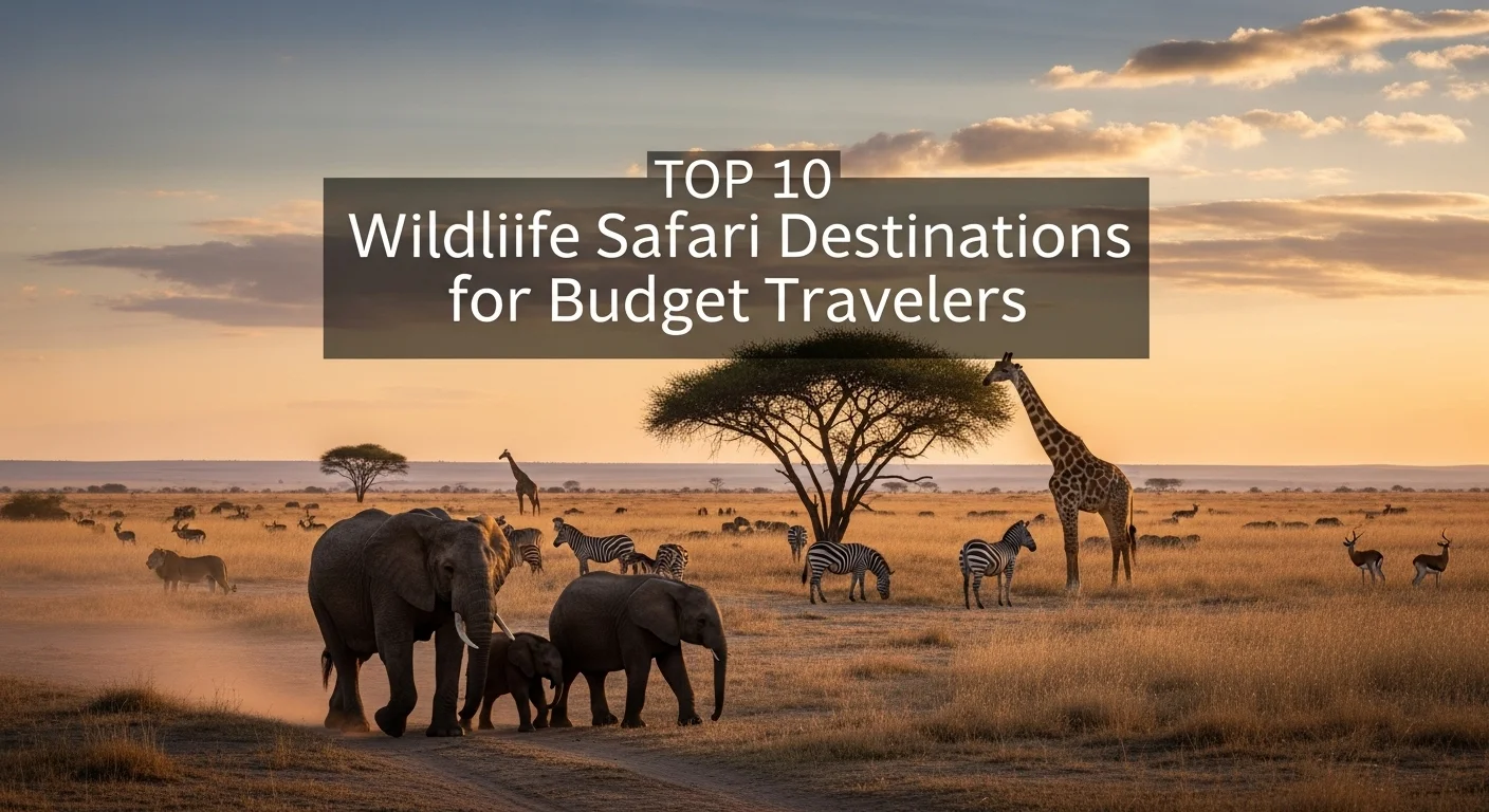 Top 10 Wildlife Safari Destinations for Budget Travelers