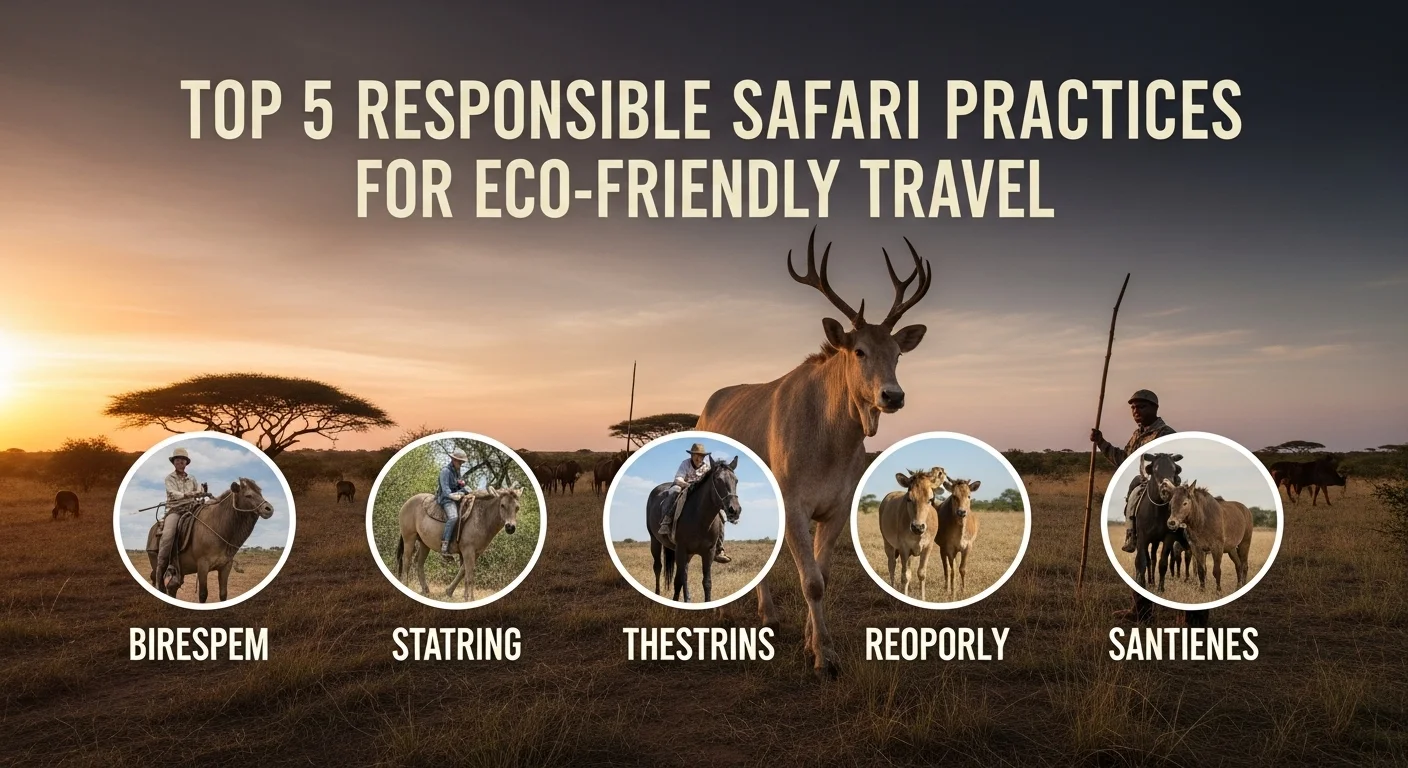Top 5 Responsible Safari Practices for Eco-Friendly Travel