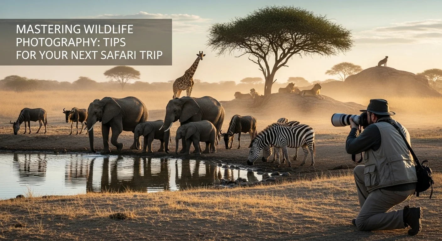 Mastering Wildlife Photography: Tips for Your Next Safari Trip