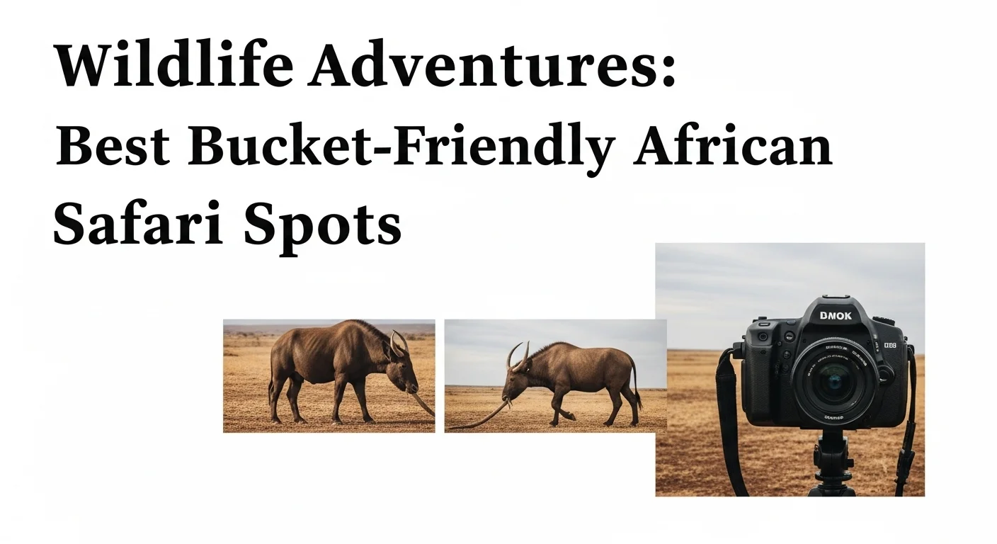 Wildlife Adventures: Best Budget-Friendly African Safari Spots