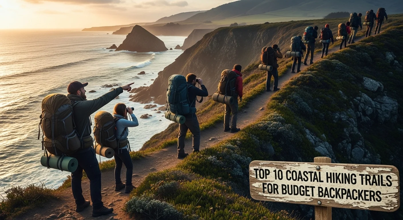 Top 10 Coastal Hiking Trails for Budget Backpackers