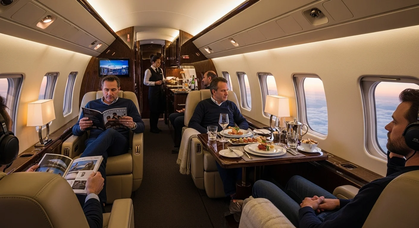 Ultimate Comfort: Explore Luxury Private Jet Features
