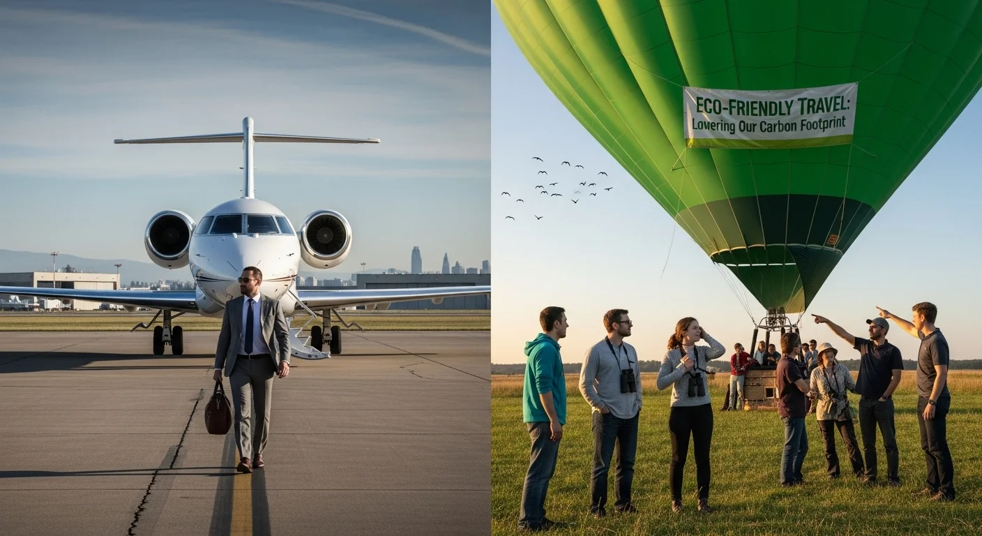Private Jets vs. Eco-Friendly Travel: What's the Impact?