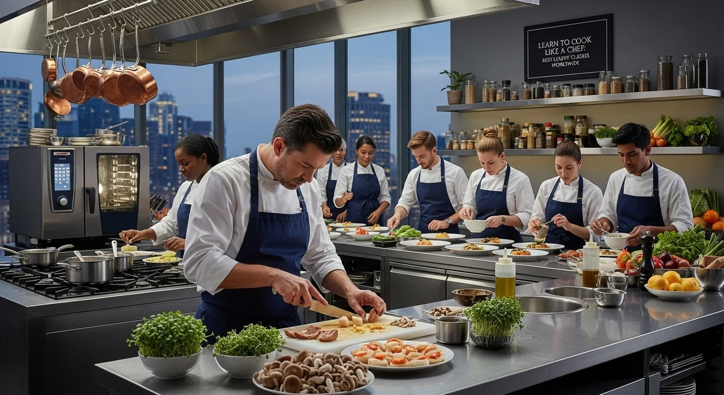 Learn to Cook Like a Chef: Best Luxury Classes Worldwide
