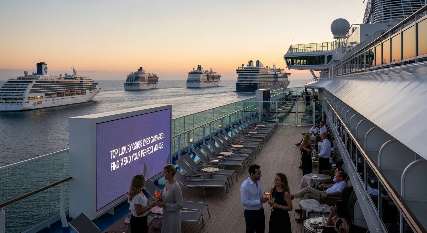 Top Luxury Cruise Lines Compared: Find Your Perfect Voyage