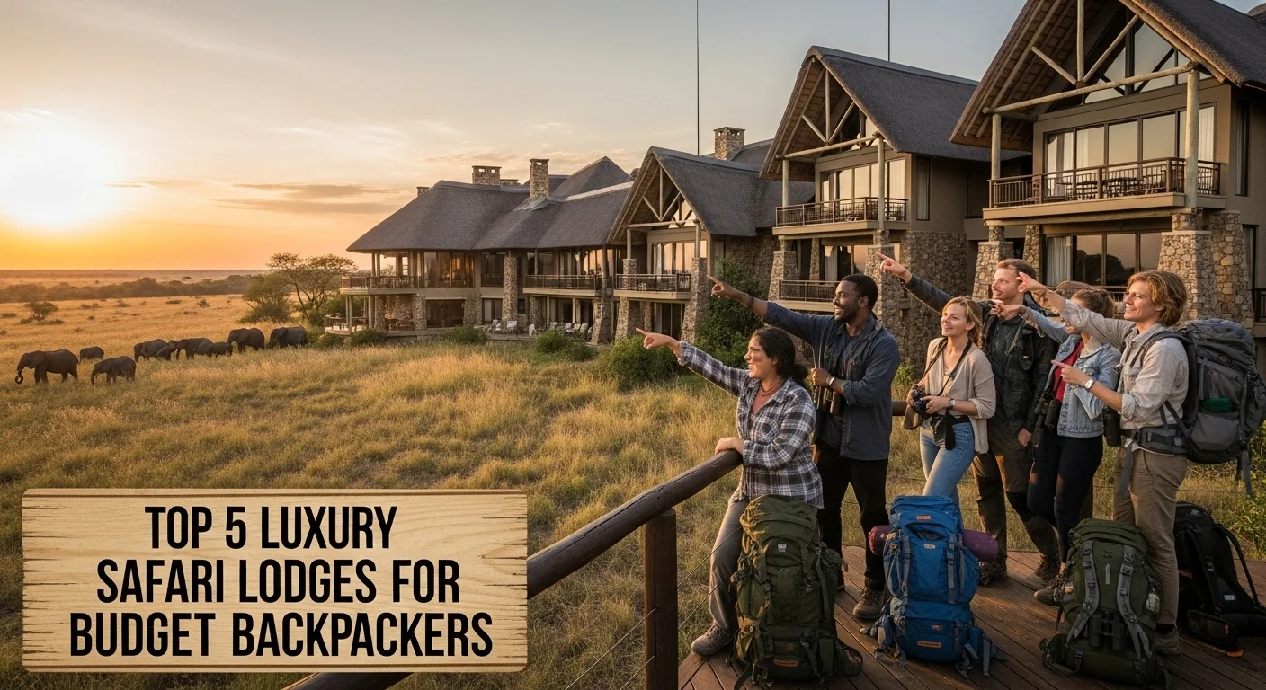 Top 5 Luxury Safari Lodges for Budget Backpackers