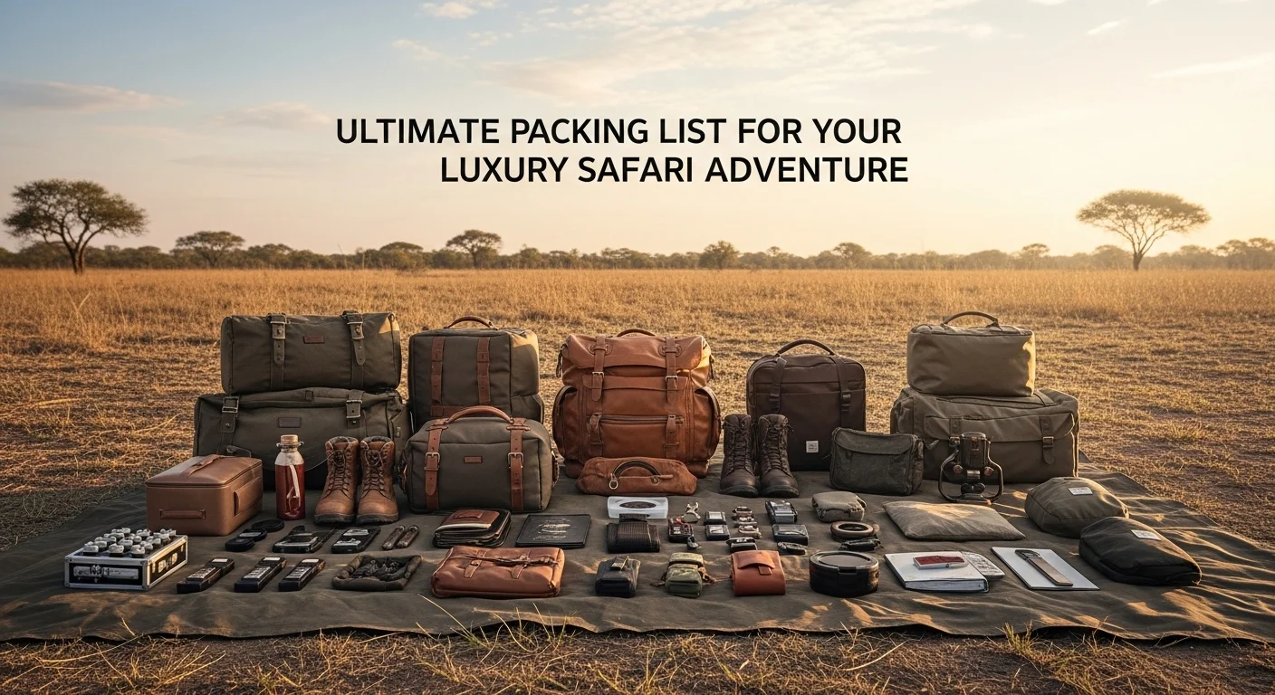 Ultimate Packing List for Your Luxury Safari Adventure