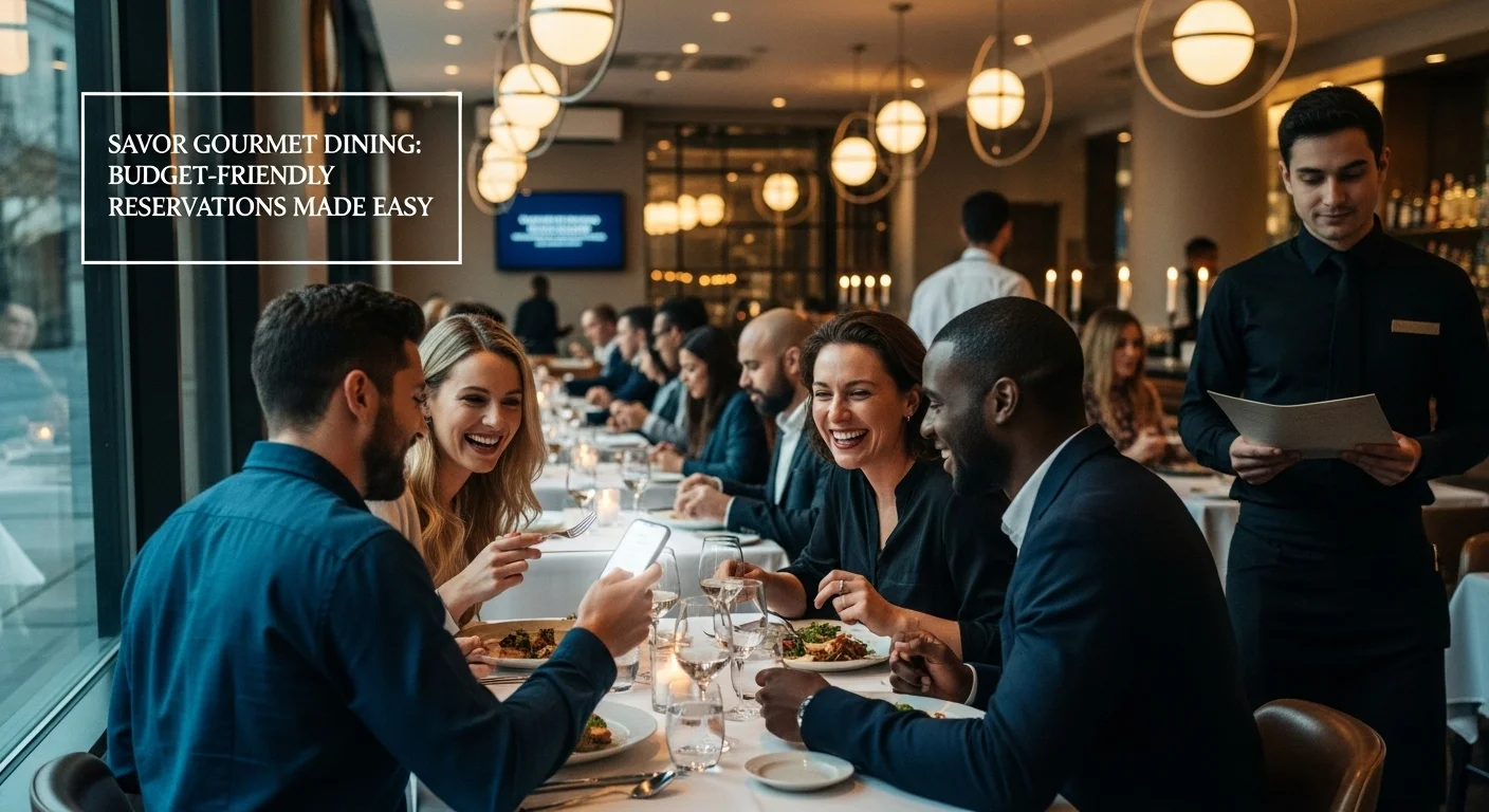 Savor Gourmet Dining: Budget-Friendly Reservations Made Easy