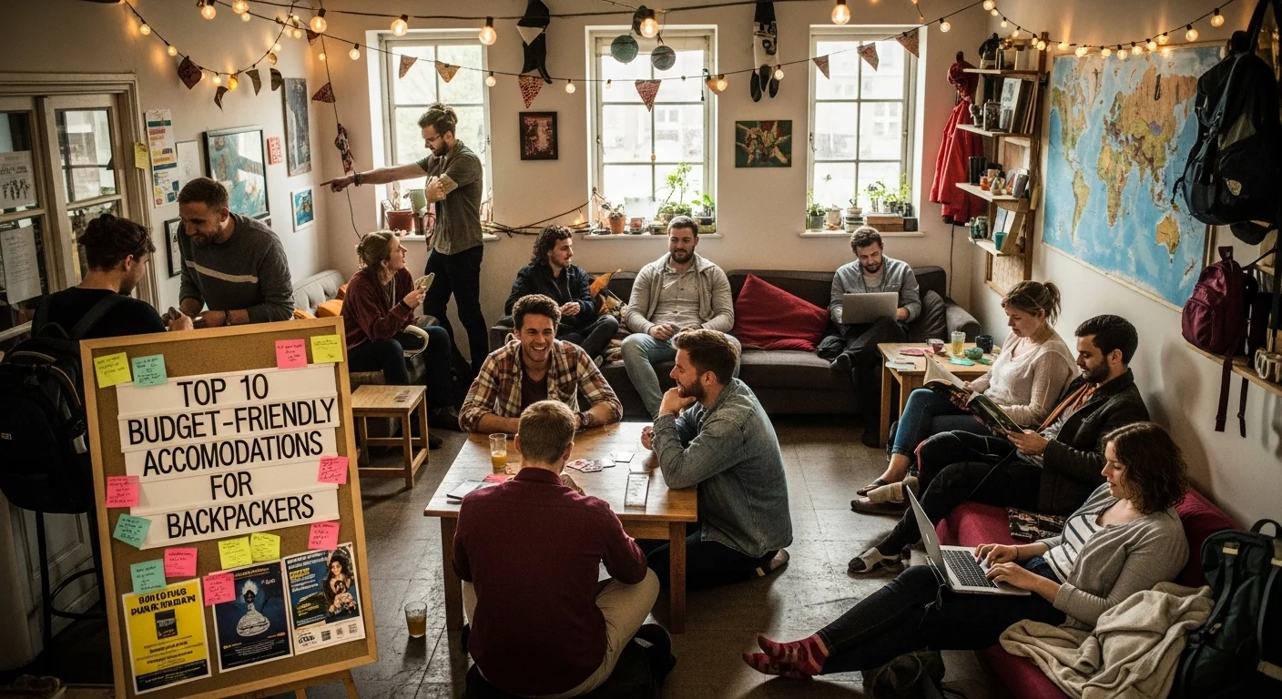 Top 10 Budget-Friendly Accommodations for Backpackers