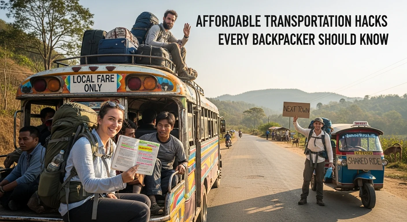 Affordable Transportation Hacks Every Backpacker Should Know