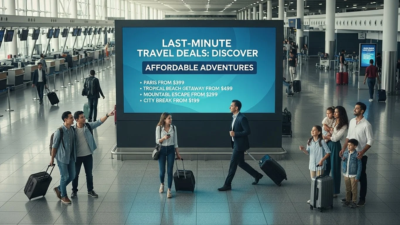 Last-Minute Travel Deals: Discover Affordable Adventures
