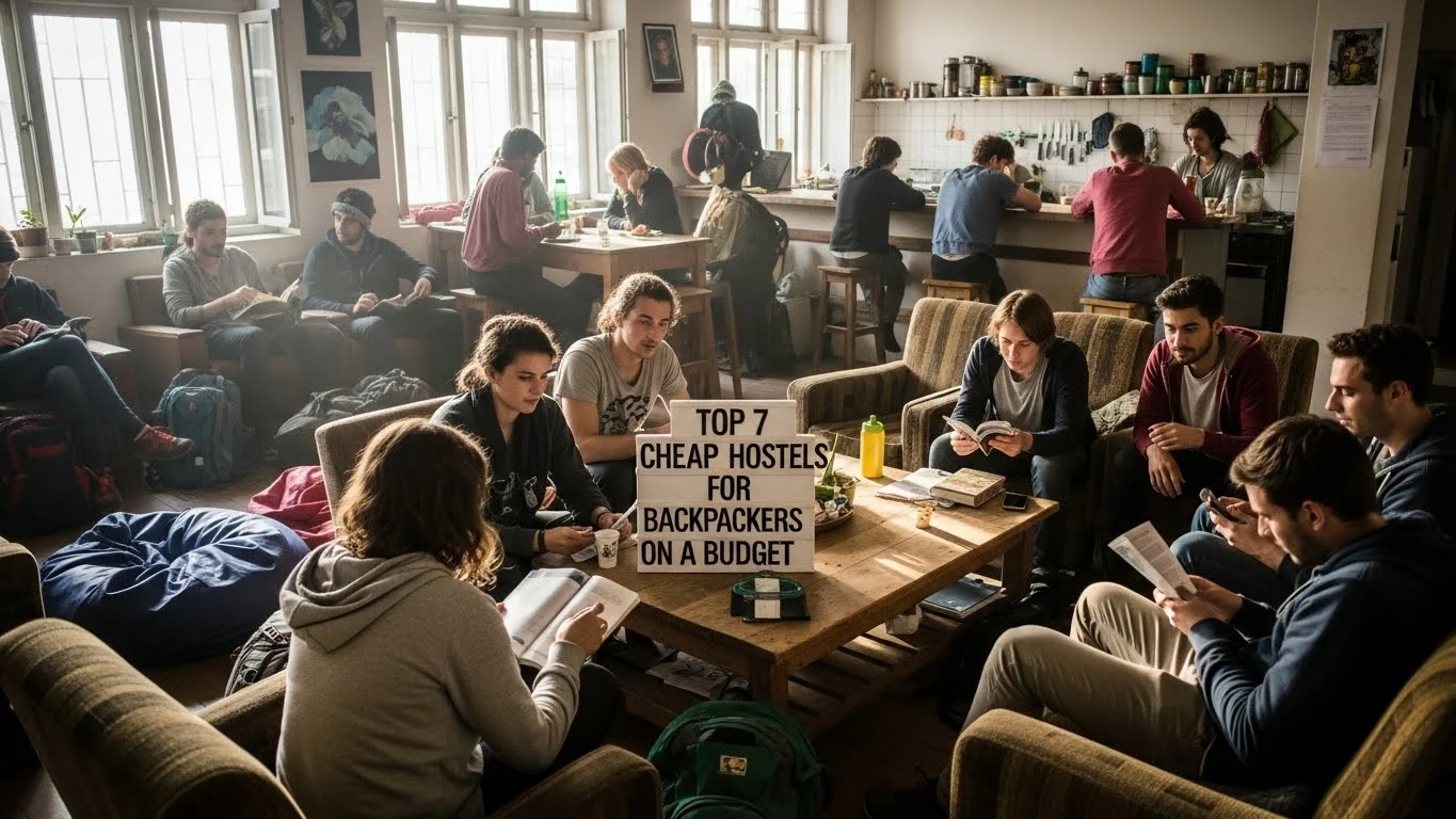 Top 7 Cheap Hostels for Backpackers on a Budget