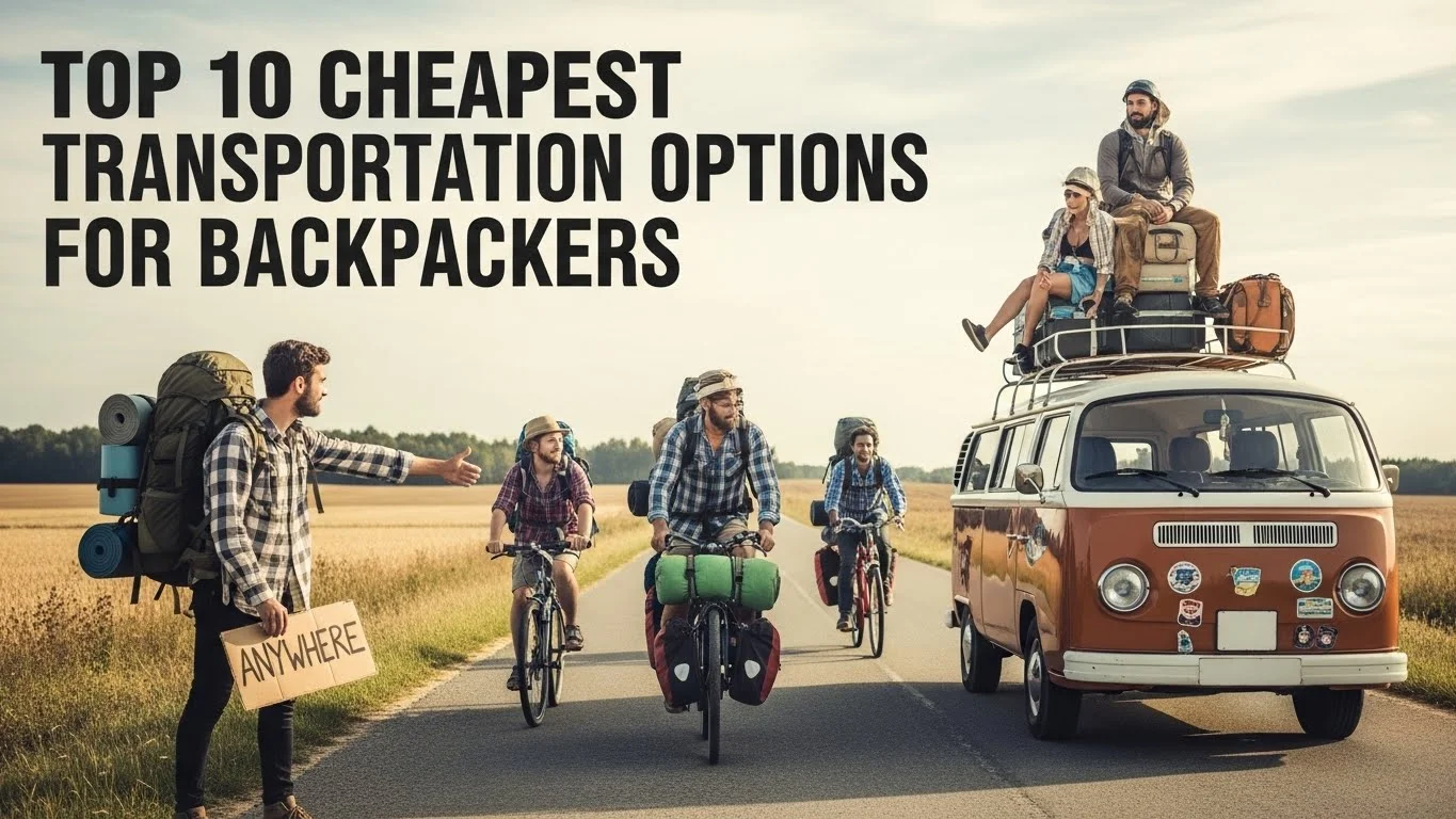 Top 10 Cheapest Transportation Options for Backpackers