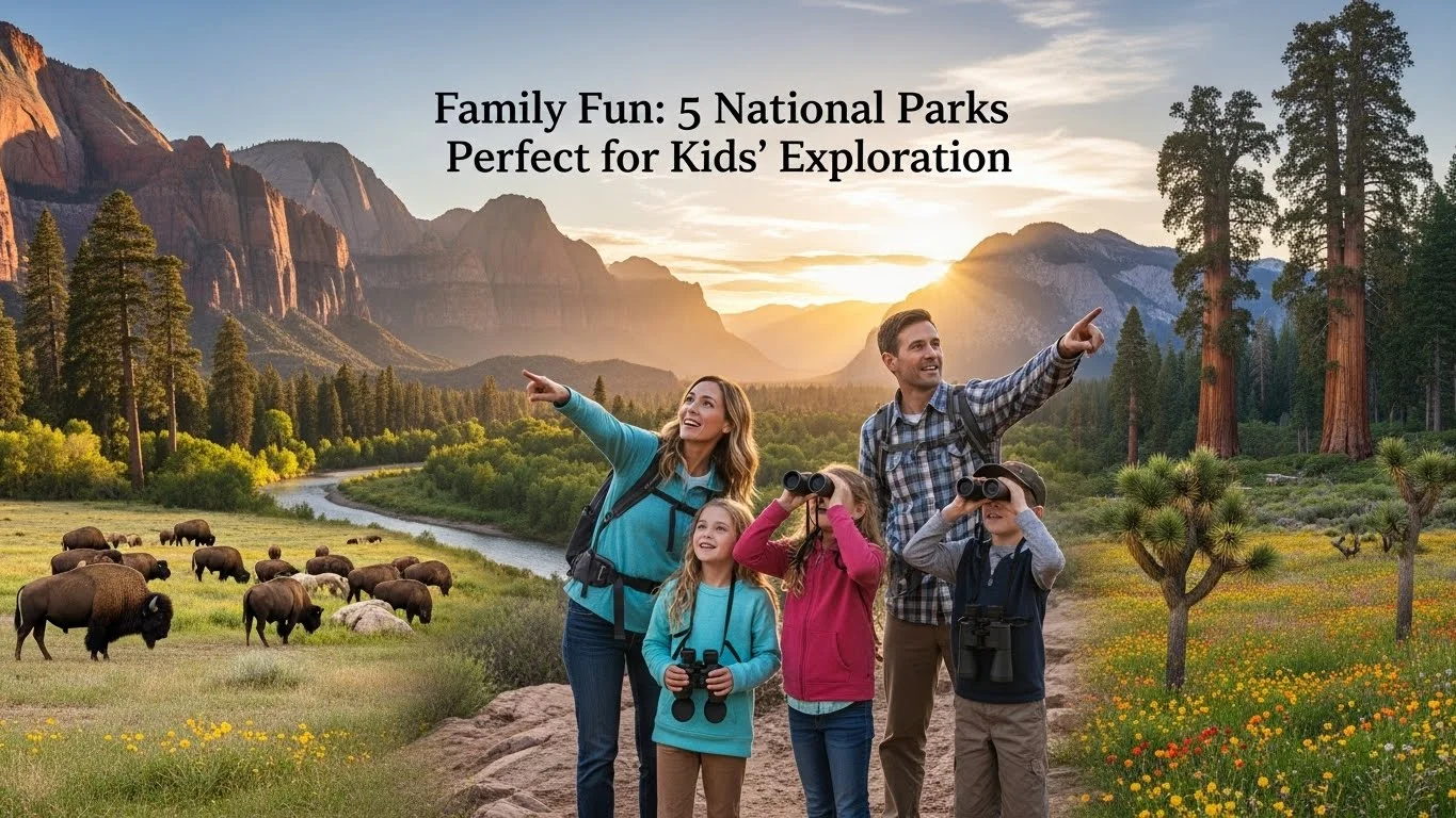 Family Fun: 5 National Parks Perfect for Kids' Exploration