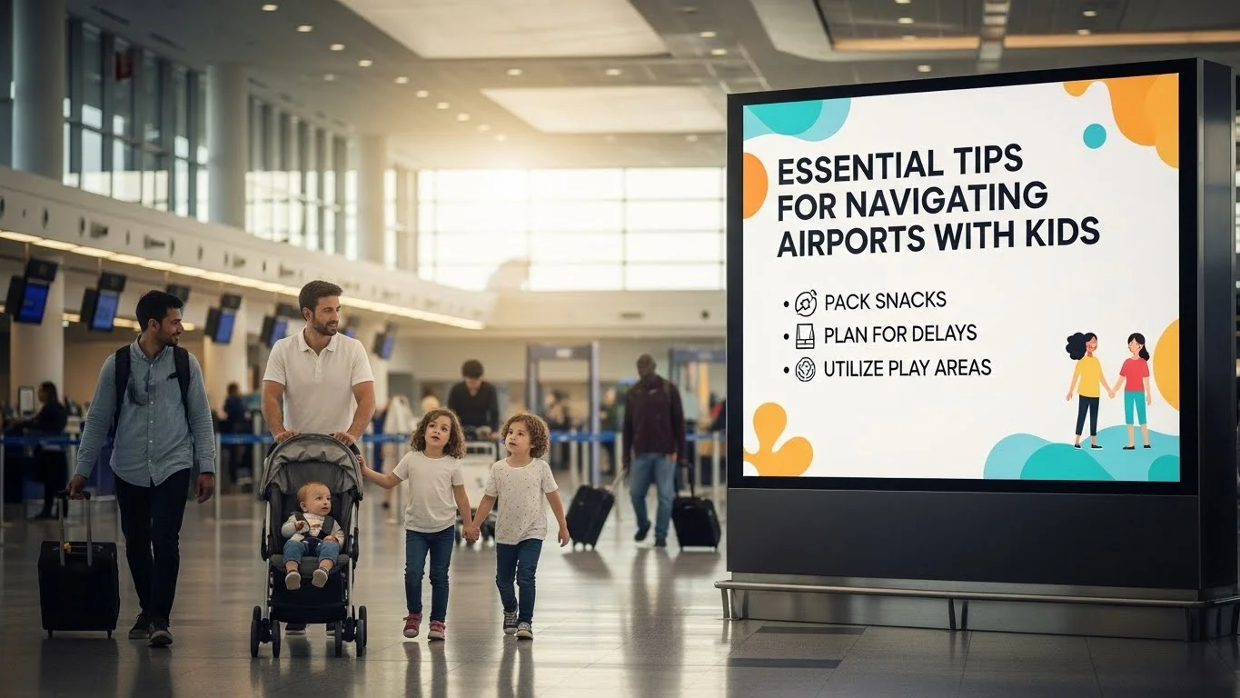 Essential Tips for Navigating Airports with Kids