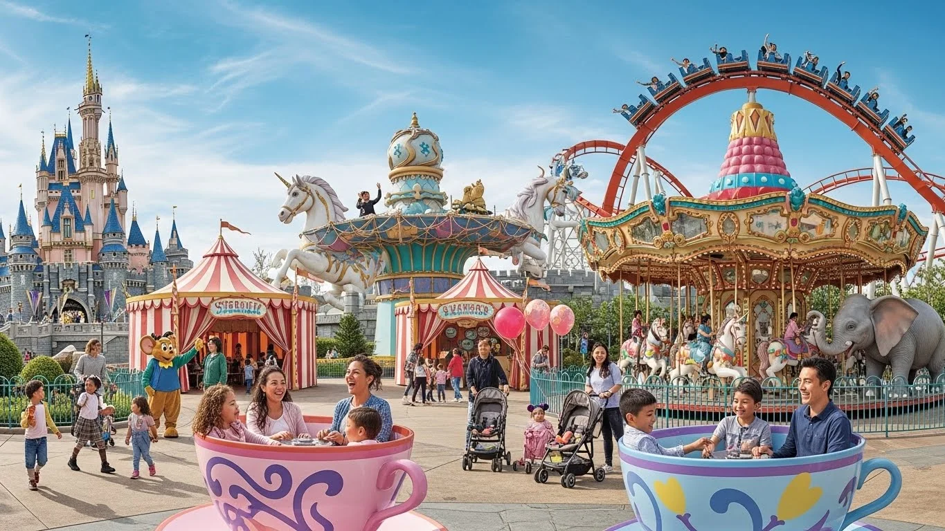 The Best Attractions for Kids at Major Theme Parks