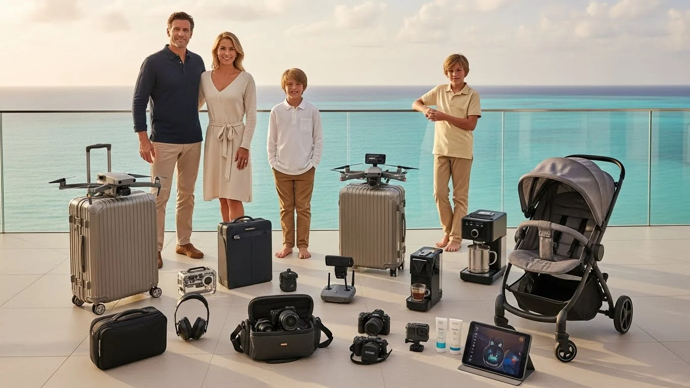 Must-Have High-End Gear for Luxe Family Getaways