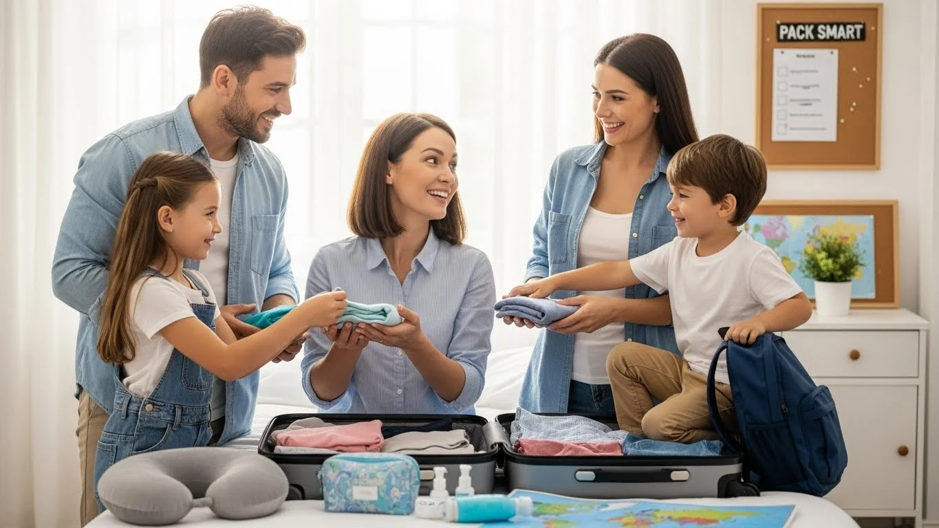 Pack Smart: Light Packing Tips for Family Trips
