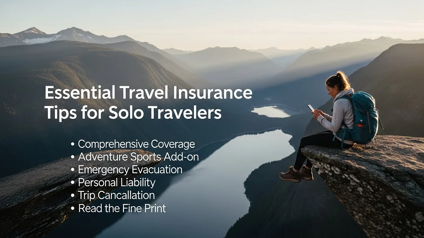 Essential Travel Insurance Tips for Solo Travelers