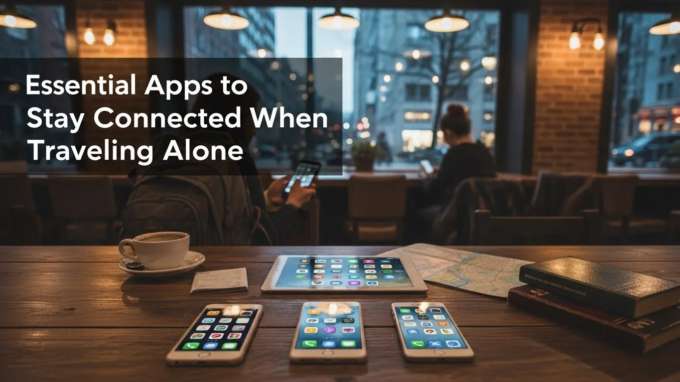 Essential Apps to Stay Connected When Traveling Alone
