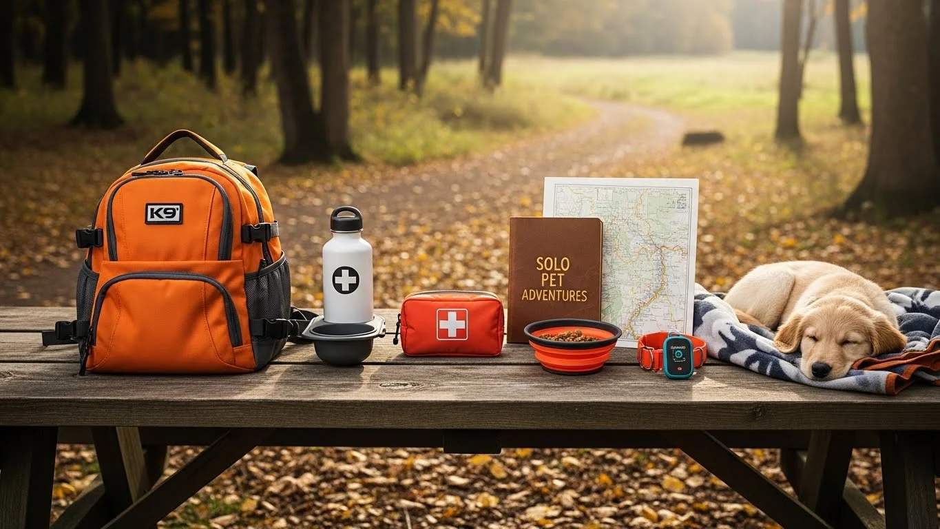 Top 5 Essential Travel Gear for Your Solo Pet Adventures