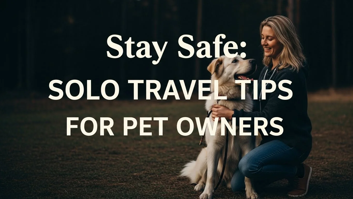 Stay Safe: Solo Travel Tips for Pet Owners