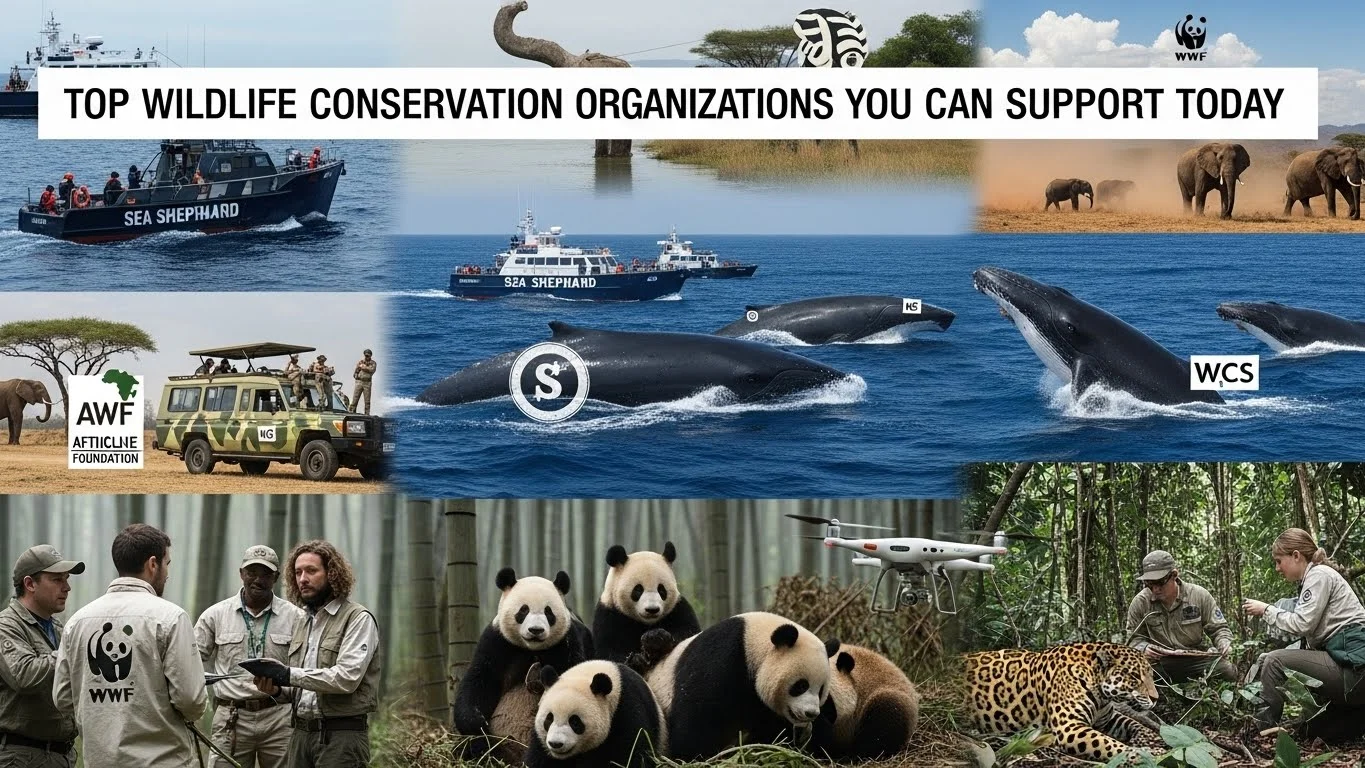 Top Wildlife Conservation Organizations You Can Support Today