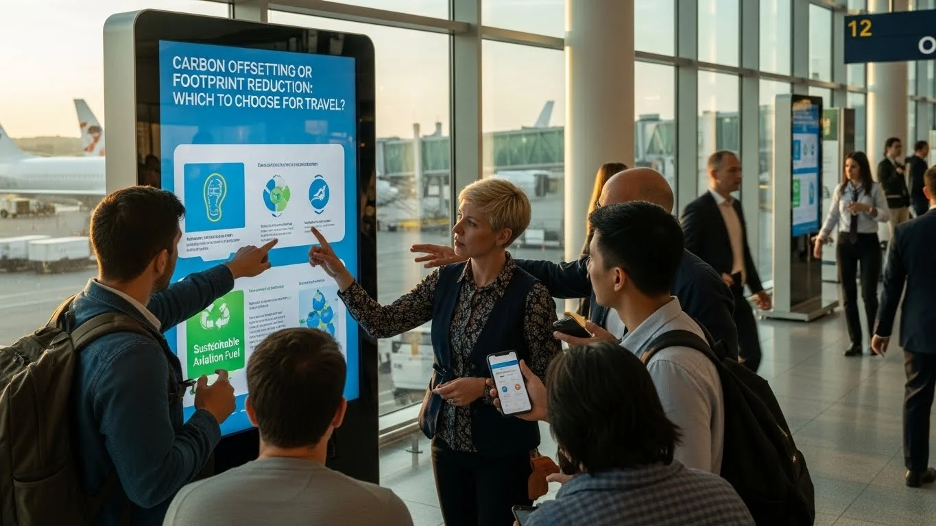 Carbon Offsetting or Footprint Reduction: Which to Choose for Travel?