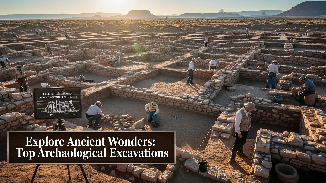 Explore Ancient Wonders: Top Archaeological Excavations