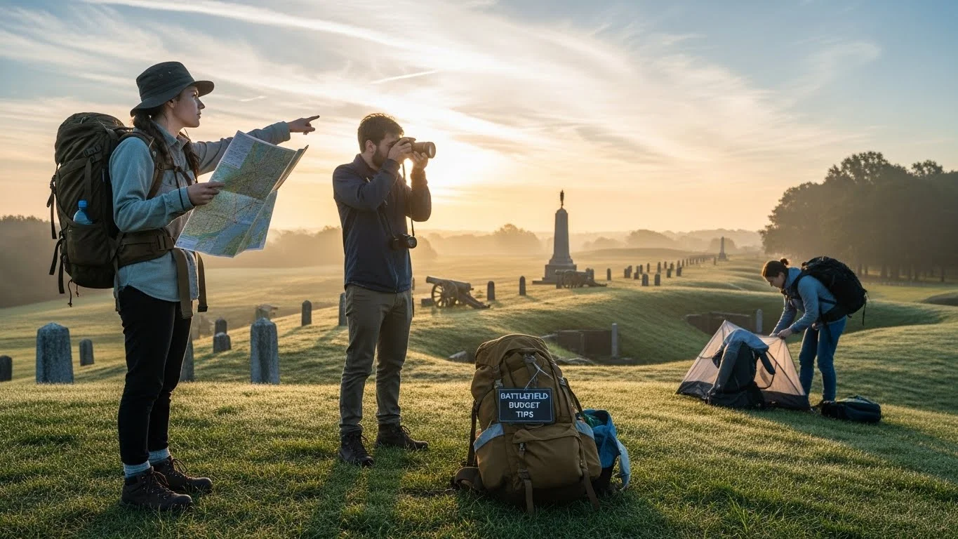 Backpacking Tips for Visiting Historic Battlefields Cheaply