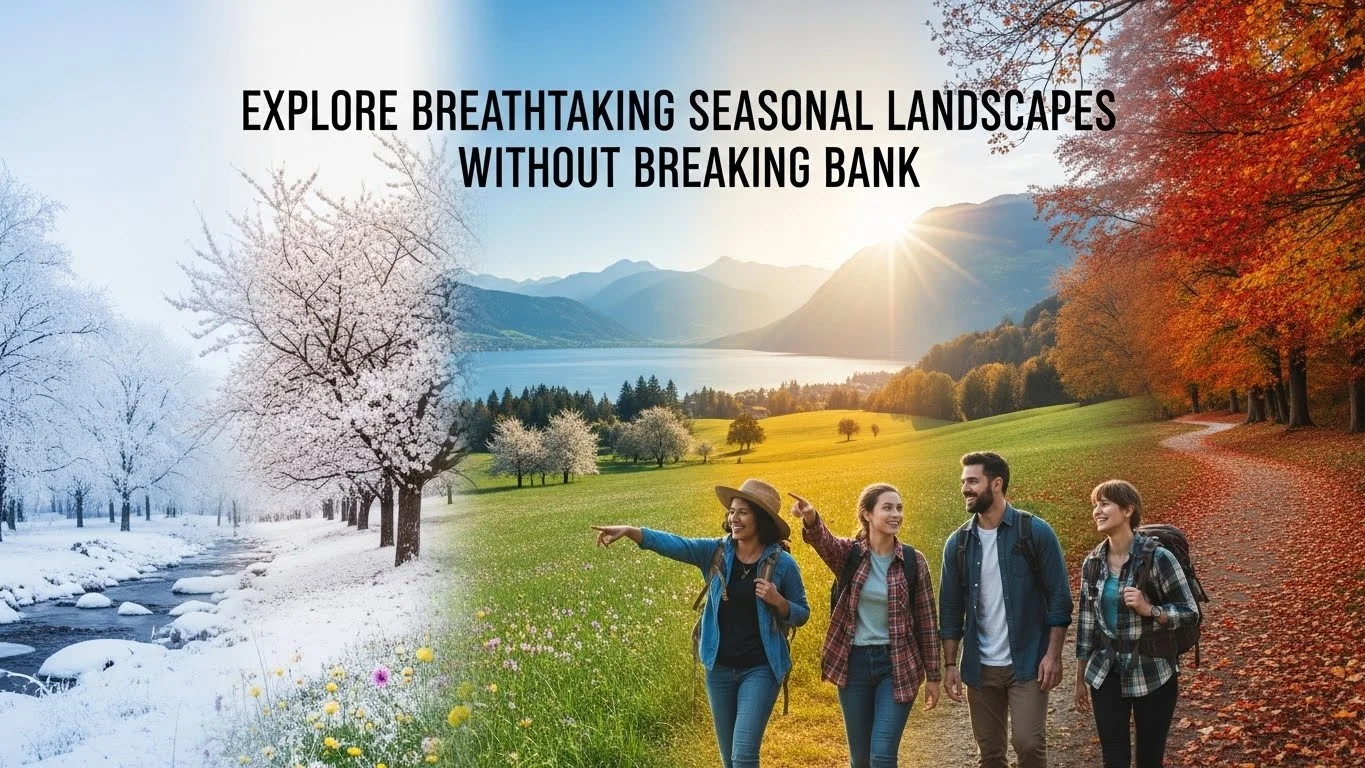 Explore Breathtaking Seasonal Landscapes Without Breaking Bank