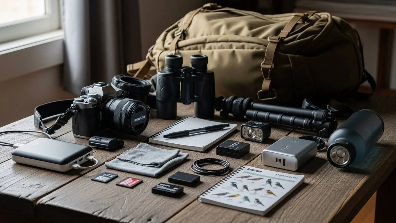 Essential Gear for Bird Photography on a Backpacker’s Budget