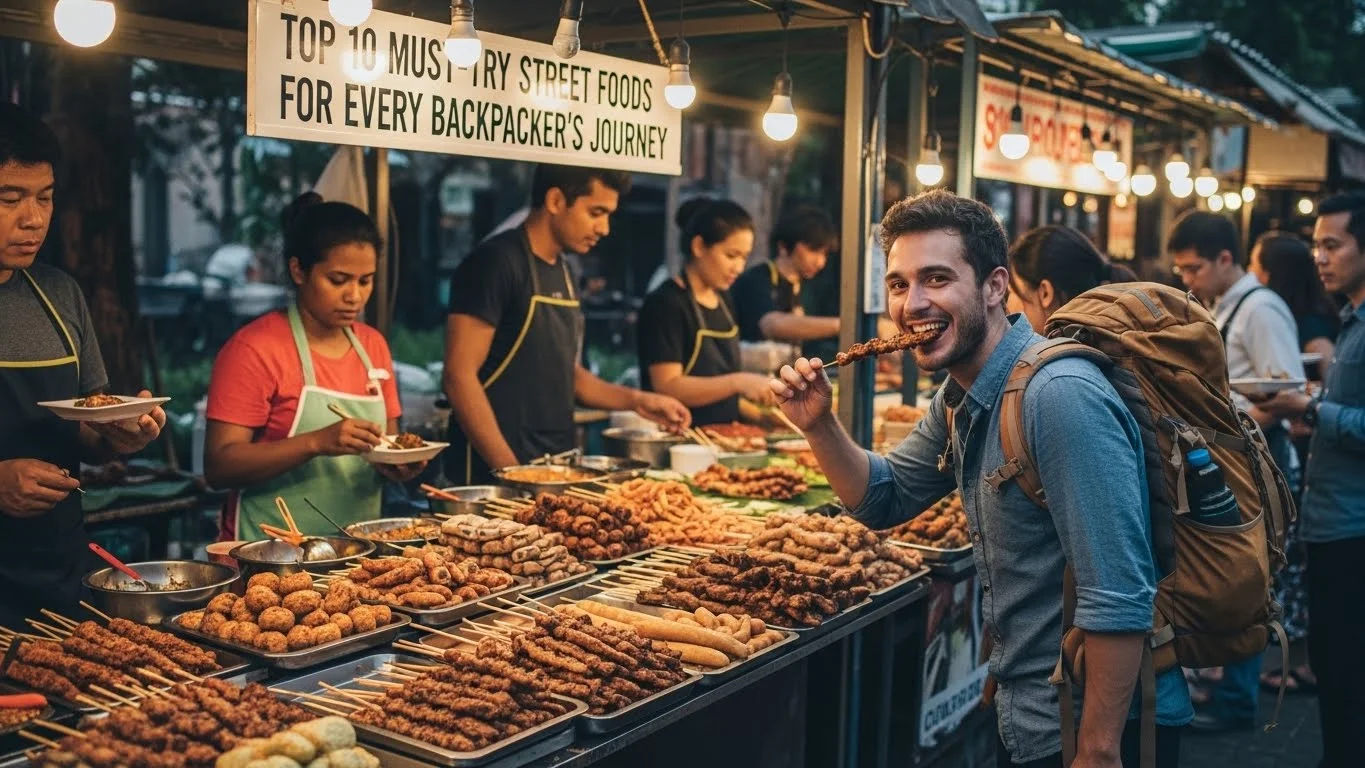 Top 10 Must-Try Street Foods for Every Backpacker’s Journey