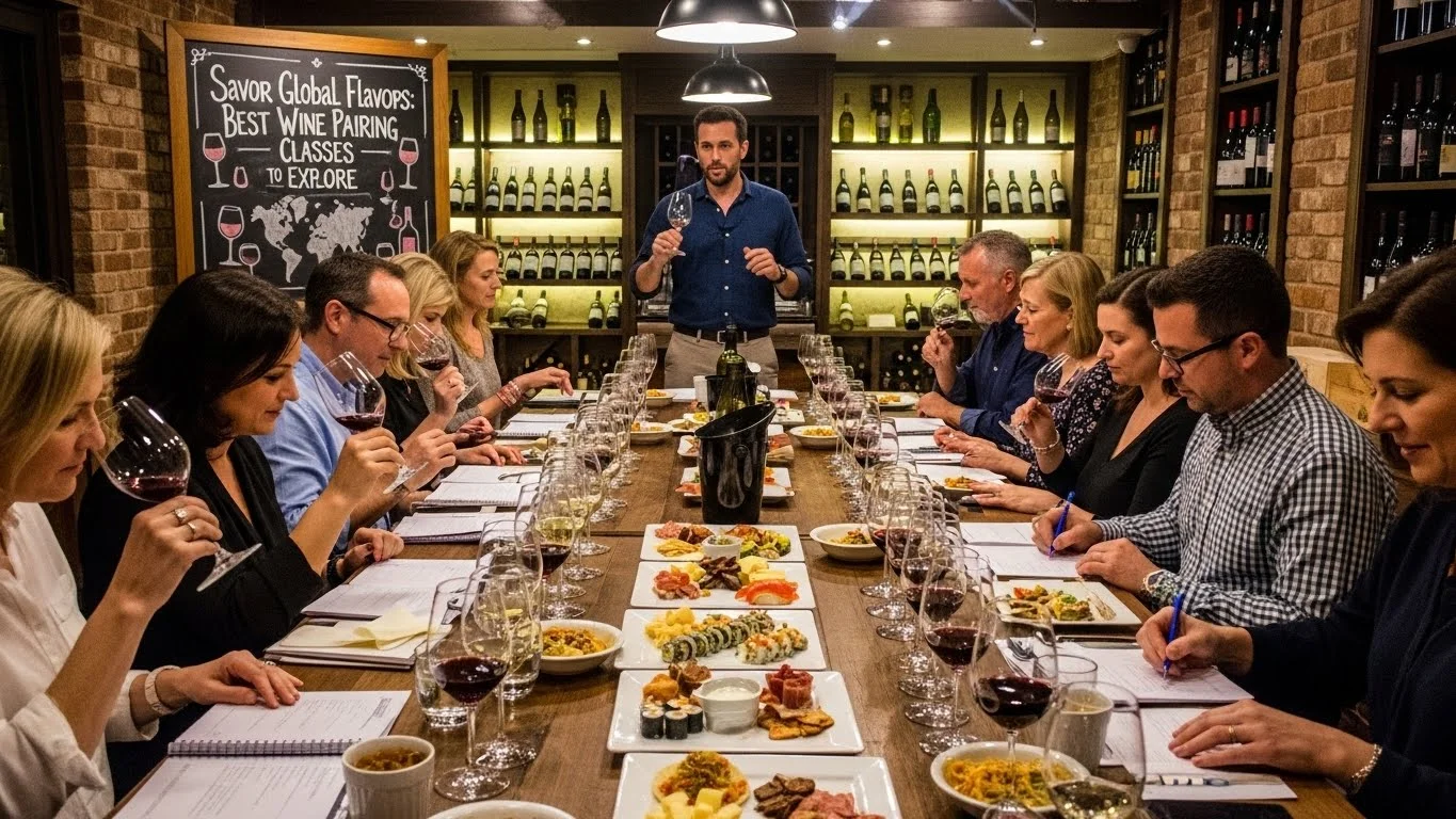 Savor Global Flavors: Best Wine Pairing Classes to Explore