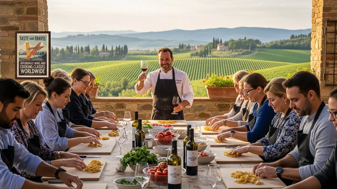 Taste and Travel: Affordable Wine and Cooking Classes Worldwide
