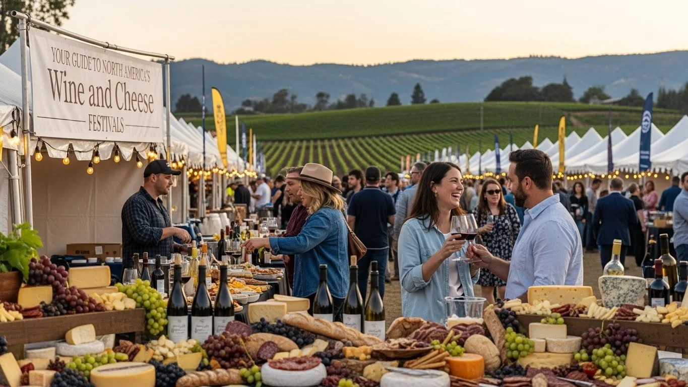 Your Guide to North America's Wine and Cheese Festivals